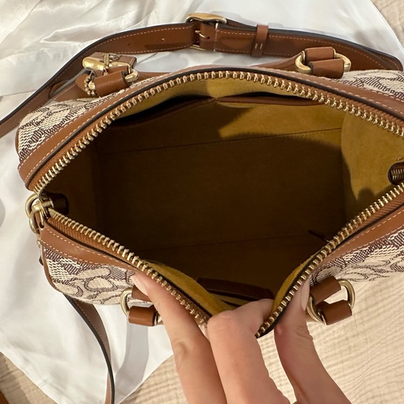 Coach Ruby satchel 25 in signature textile jacquard - Picture 8 of 12